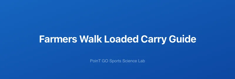 Farmers Walk Loaded Carry Guide