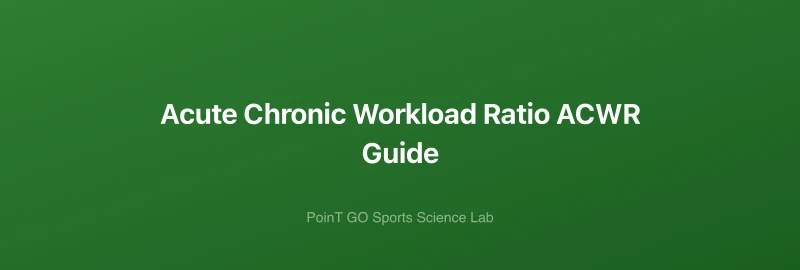 Acute Chronic Workload Ratio ACWR Guide