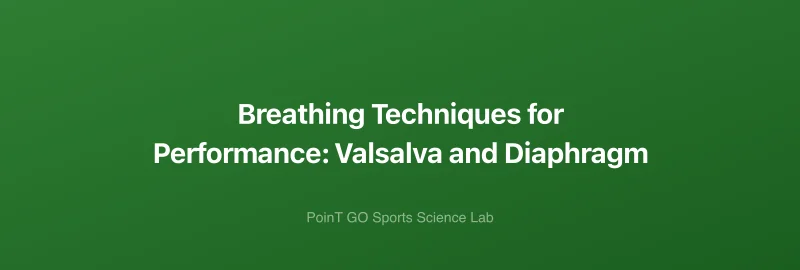 Breathing Techniques for Performance: Valsalva and Diaphragm