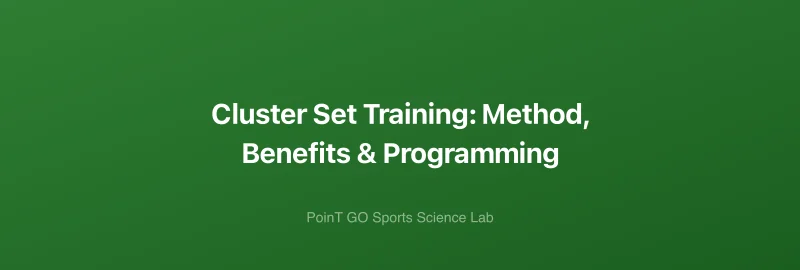 Cluster Set Training: Method, Benefits & Programming