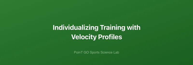 Individualizing Training with Velocity Profiles