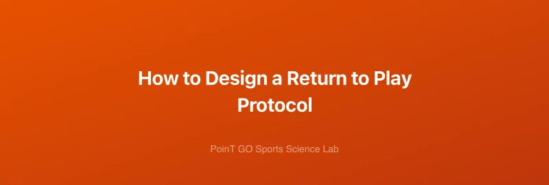 How to Design a Return to Play Protocol