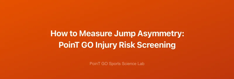 How to Measure Jump Asymmetry: PoinT GO Injury Risk Screening