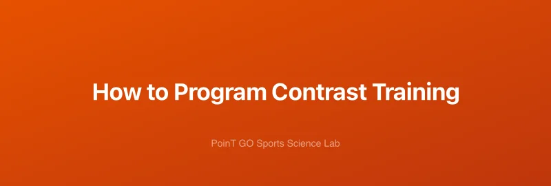 How to Program Contrast Training