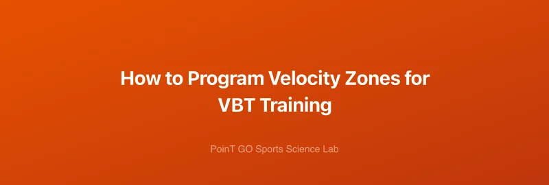 How to Program Velocity Zones for VBT Training