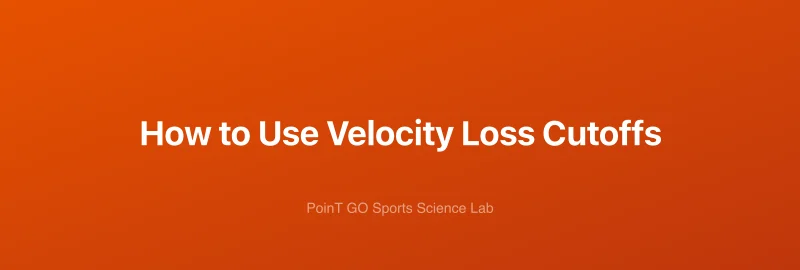 How to Use Velocity Loss Cutoffs