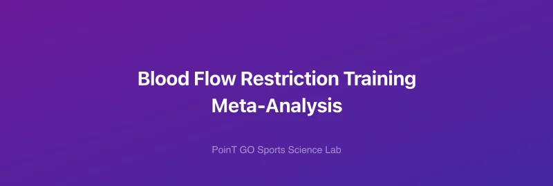 Blood Flow Restriction Training Meta-Analysis