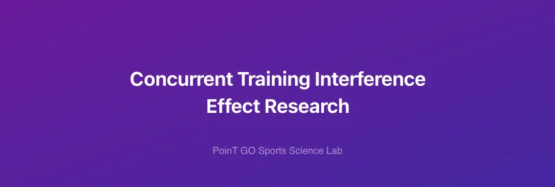 Concurrent Training Interference Effect Research
