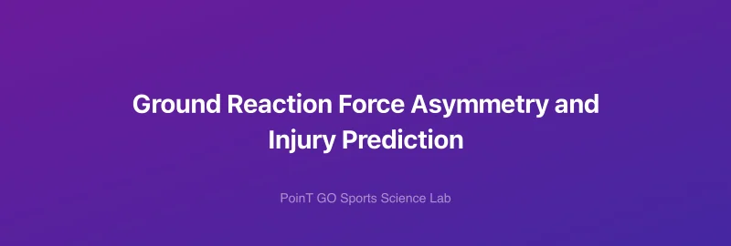 Ground Reaction Force Asymmetry and Injury Prediction