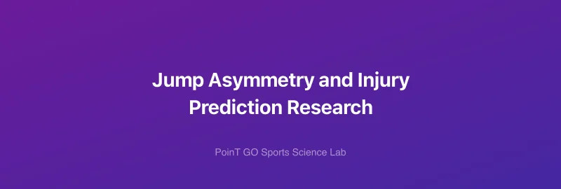Jump Asymmetry and Injury Prediction Research