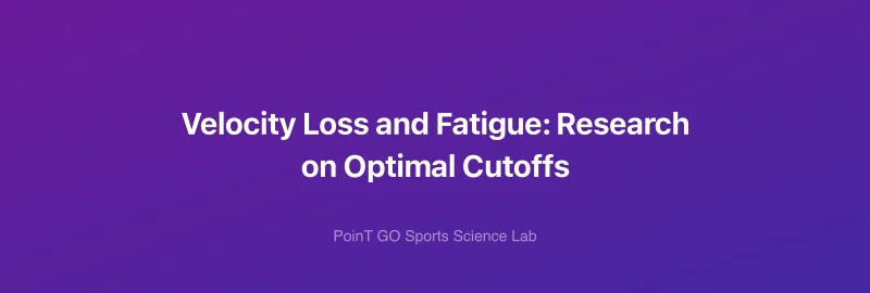 Velocity Loss and Fatigue: Research on Optimal Cutoffs