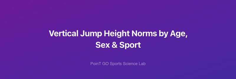 Vertical Jump Height Norms by Age, Sex & Sport