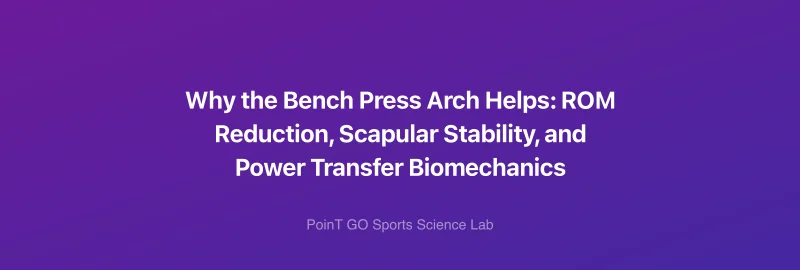 Why the Bench Press Arch Helps: ROM Reduction, Scapular Stability, and Power Transfer Biomechanics