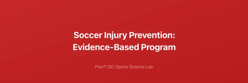 Soccer Injury Prevention: Evidence-Based Program