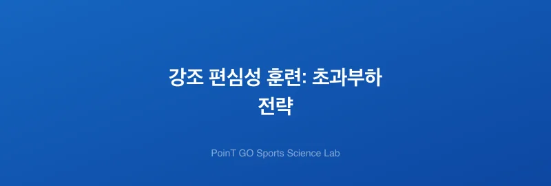 강조 편심성 훈련: 초과부하 전략