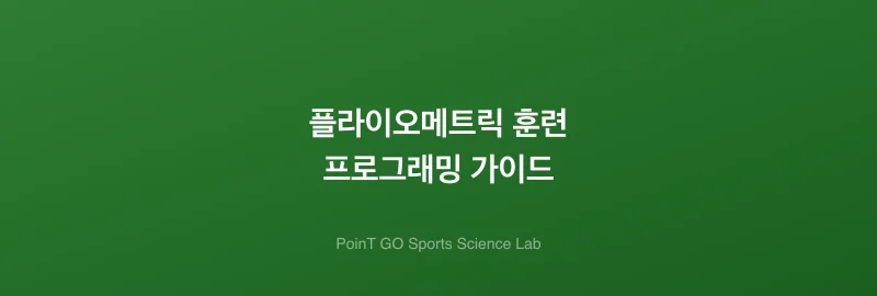 플라이오메트릭 훈련 프로그래밍 가이드