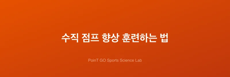 수직 점프 향상 훈련하는 법