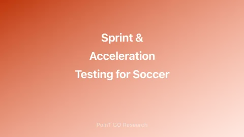 Sprint & Acceleration Testing for Soccer Players